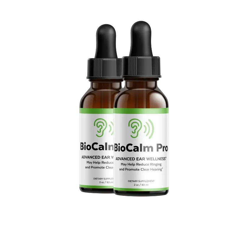 BioCalm Pro Try It Out Package - 60 Day Trial - 2 Bottles of Ear Wellness Supplement
